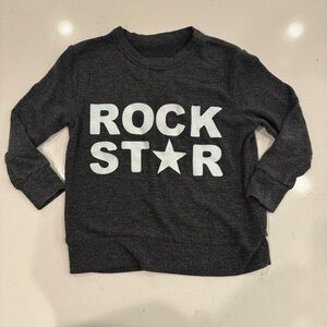 CHASER Kids Black Rockstar Sweatshirt